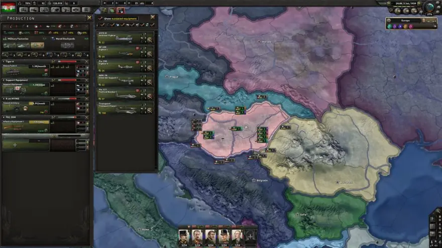 لقطة شاشة لتطبيق Hearts of Iron IV 1.19.1 – لعبة استراتيجية ومحاكاة الحرب العالمية الثانية