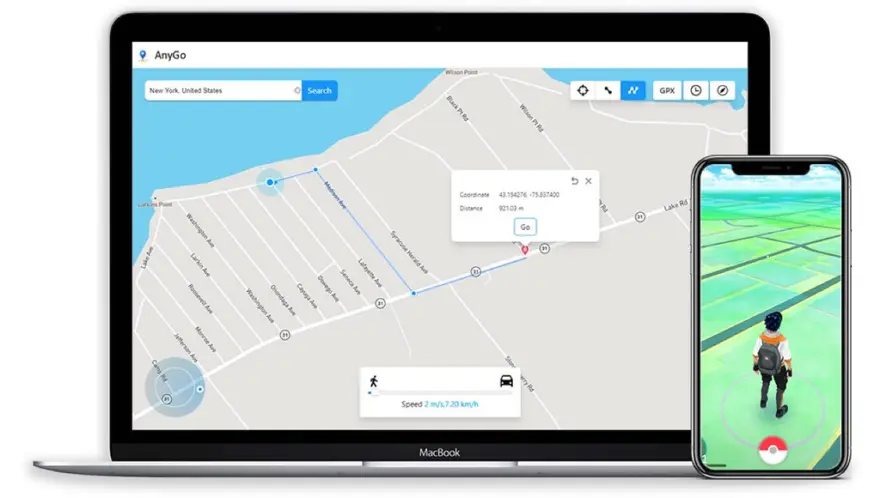 لقطة شاشة لتطبيق AnyGo 8.3.4 – محاكاة موقع GPS على جهاز iPhone/iPad الخاص بك بسهولة