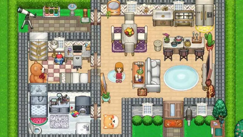 لقطة شاشة لتطبيق Little Sim World 0.60.0 الوصول المبكر – لعبة محاكاة حياة مريحة ثنائية الأبعاد