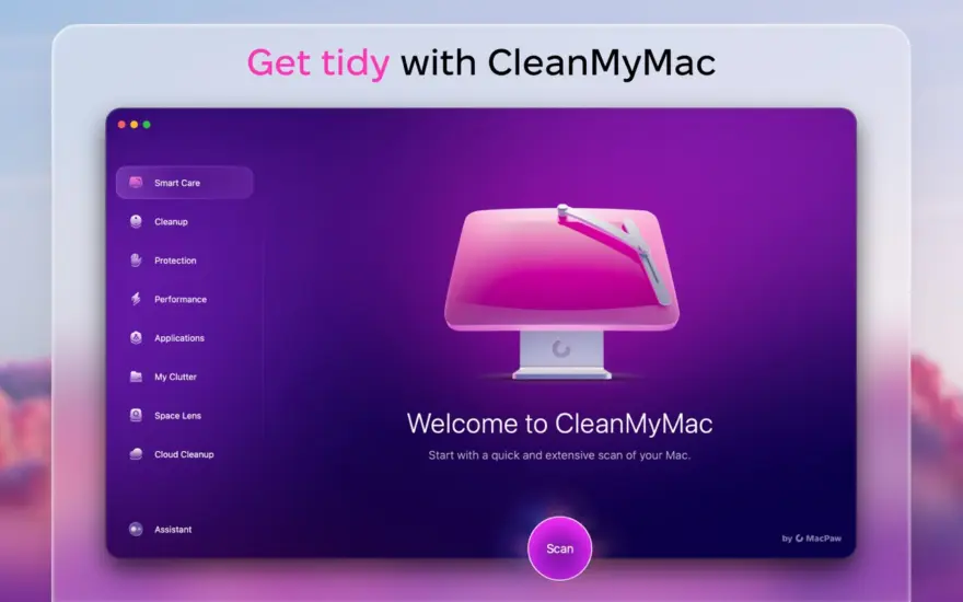 لقطة شاشة لتطبيق CleanMyMac 5.5.6 – احذف الملفات التي تهدر مساحة القرص الخاص بك