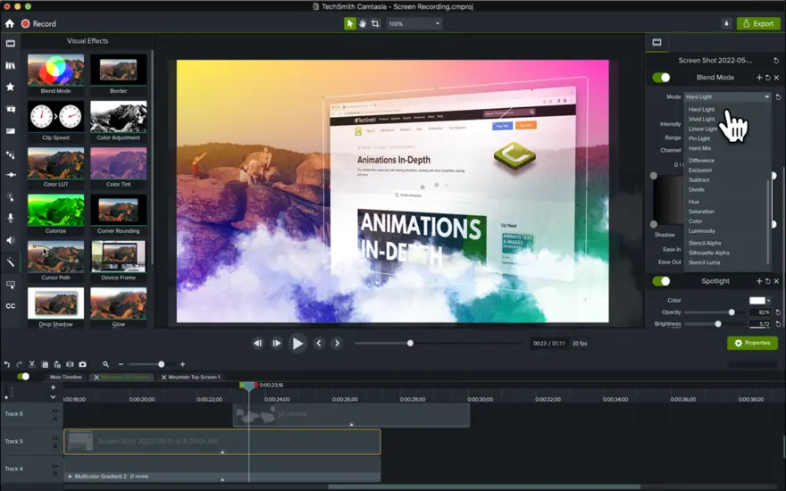 لقطة شاشة لتطبيق Camtasia 2026.1.4 – أداة قوية لتسجيل وإنتاج الشاشة