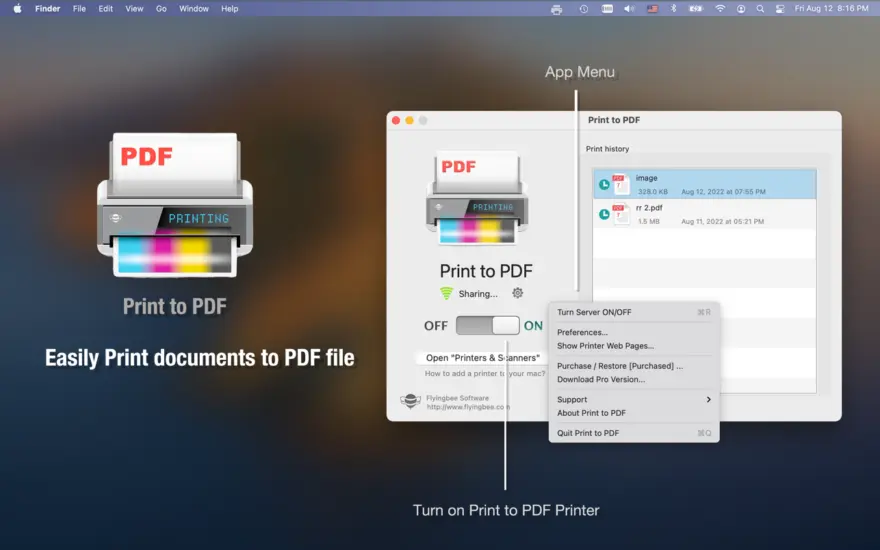 لقطة شاشة لتطبيق Print to PDF 6.7.5 – برنامج إنشاء ملفات PDF الذكي، برنامج تشغيل المسح الضوئي