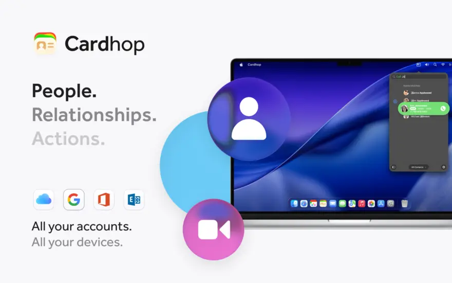 لقطة شاشة لتطبيق Cardhop 2.4.8 – إدارة جهات الاتصال الخاصة بك