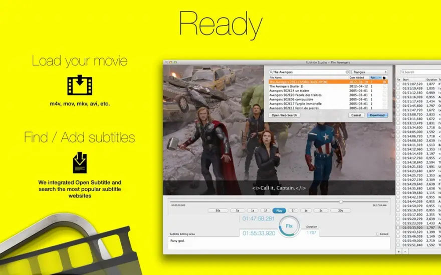 لقطة شاشة لتطبيق Subtitle Studio 1.5.11 – الحل الكامل للترجمة