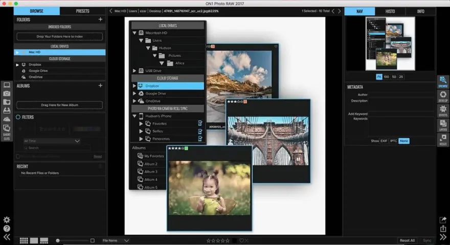 لقطة شاشة لتطبيق ON1 Photo RAW MAX 2026.4 20.4.1.18862 – معالج RAW سريع ومحرر الصور ومجموعة المكونات الإضافية
