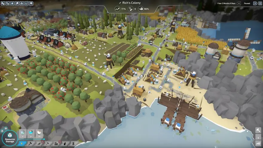 لقطة شاشة لتطبيق The Colonists 1.9.27 – لعبة استراتيجية كولوني سيم