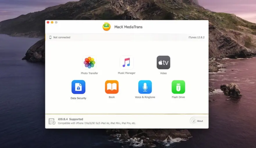 لقطة شاشة لتطبيق MediaTrans 8.5 – نقل سهل وعالي السرعة بين أجهزة Mac وأجهزة iDevices