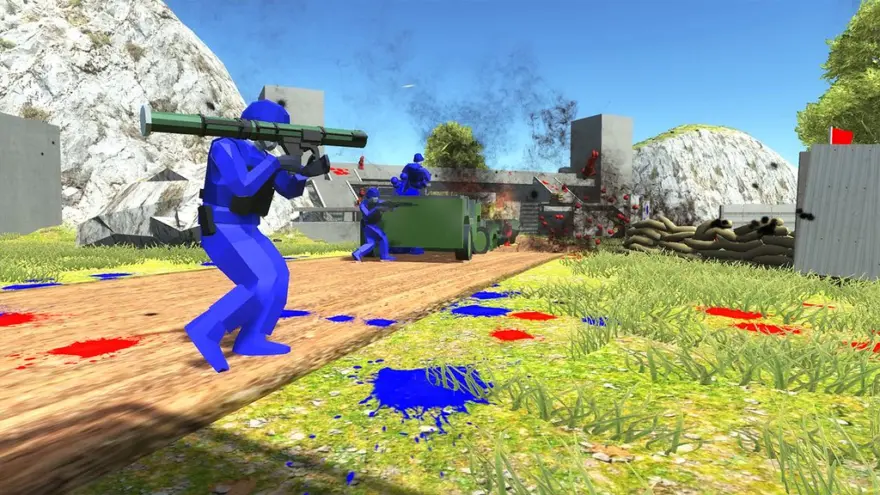 لقطة شاشة لتطبيق Ravenfield Build 38.1 Early Access – لعبة أكشن مطلق النار للاعب واحد