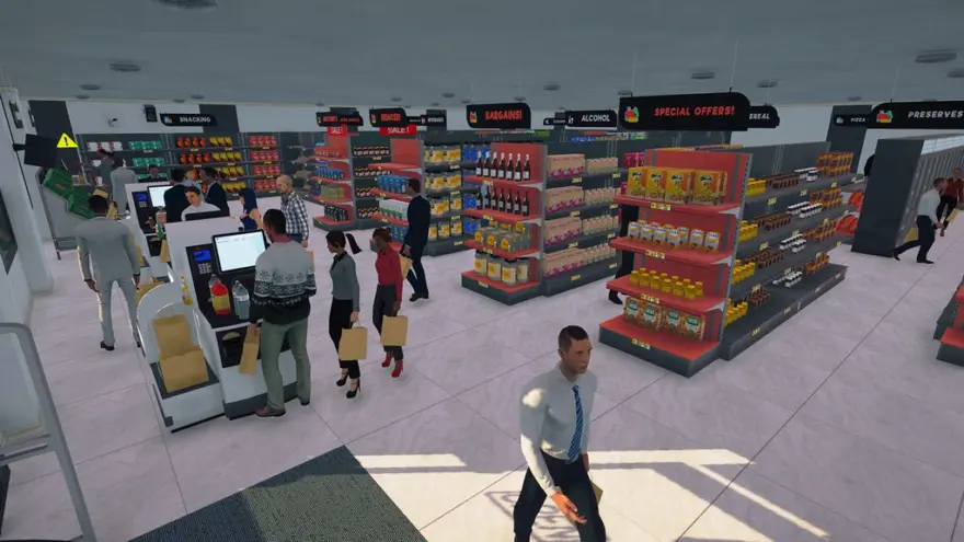لقطة شاشة لتطبيق Supermarket Simulator 1.5.1 – قم بتشغيل السوبر ماركت الخاص بك!