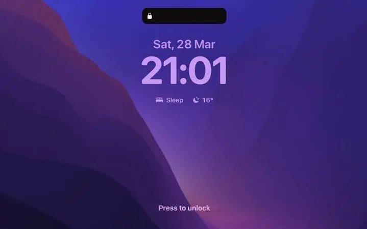 لقطة شاشة لتطبيق Alcove 1.7.7 – الجزيرة الديناميكية لنظام التشغيل Mac