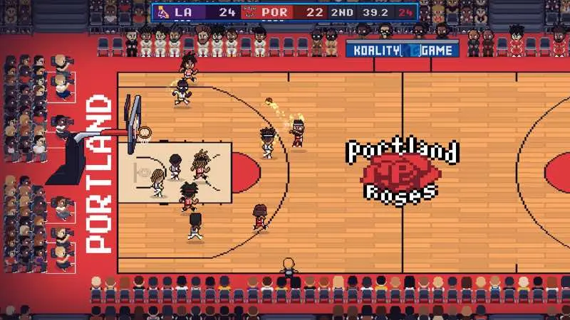 لقطة شاشة لتطبيق Hoop Land 1.09.75 – لعبة كرة السلة المدرسة القديمة 2D