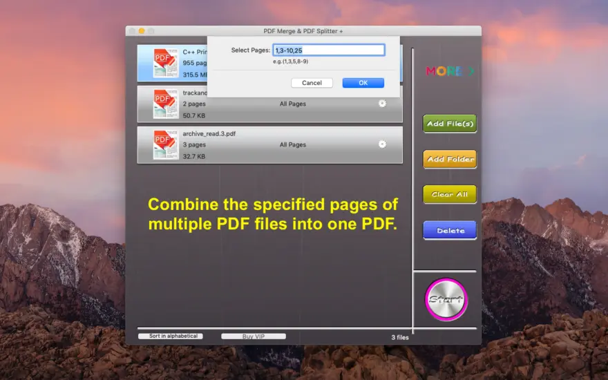 لقطة شاشة لتطبيق PDF Splitter + PDF Merge 6.4.5 – تقسيم ودمج ملفات pdf