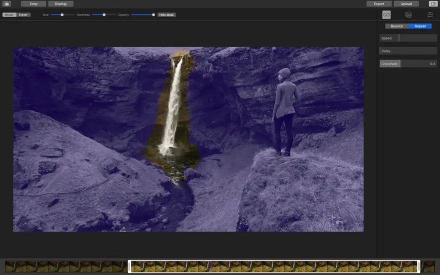 لقطة شاشة لتطبيق Cinemagraph Pro 2026.13.1 – إنشاء صور حية