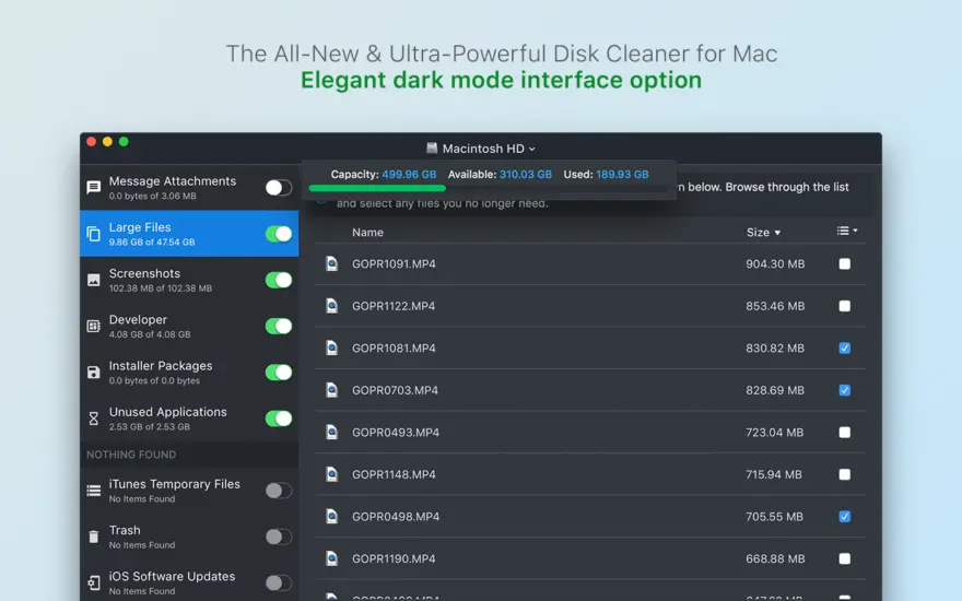 لقطة شاشة لتطبيق Disk Doctor Pro 1.0.25 – Save Gigabytes of Disk Space