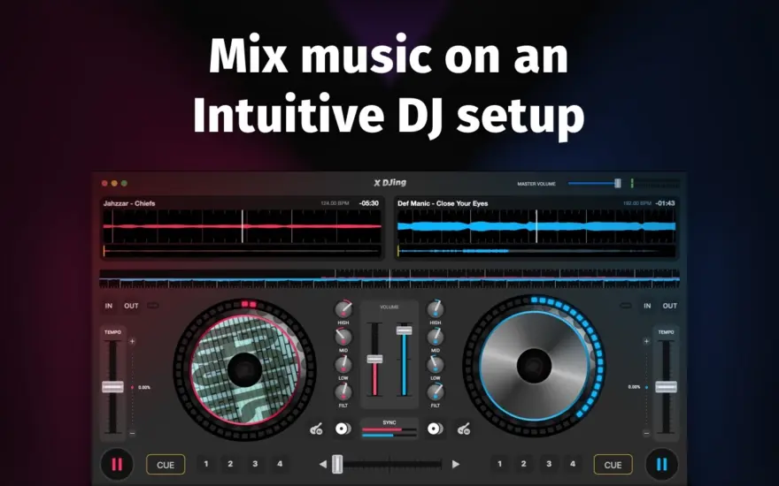 لقطة شاشة لتطبيق X Djing 2.3.1 – Virtual DJ deck for mashups
