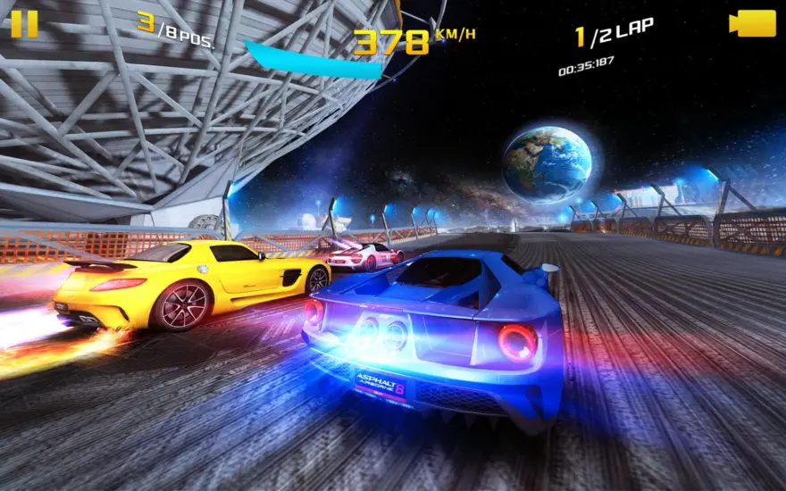 لقطة شاشة لتطبيق Asphalt 8: Airborne+ 2.8.0 – Drive real cars and motors