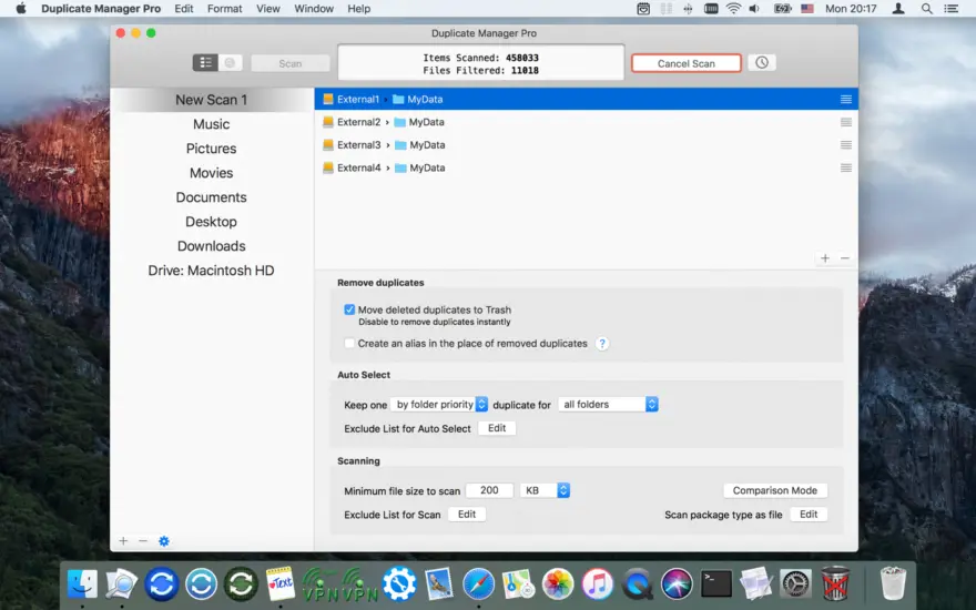 لقطة شاشة لتطبيق Duplicate Manager Pro 1.4.5 – البحث التلقائي عن الملفات المكررة والكبيرة وحذفها