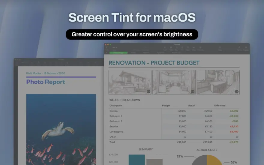 لقطة شاشة لتطبيق Screen Tint 1.0.7 – Control Brightness & Color