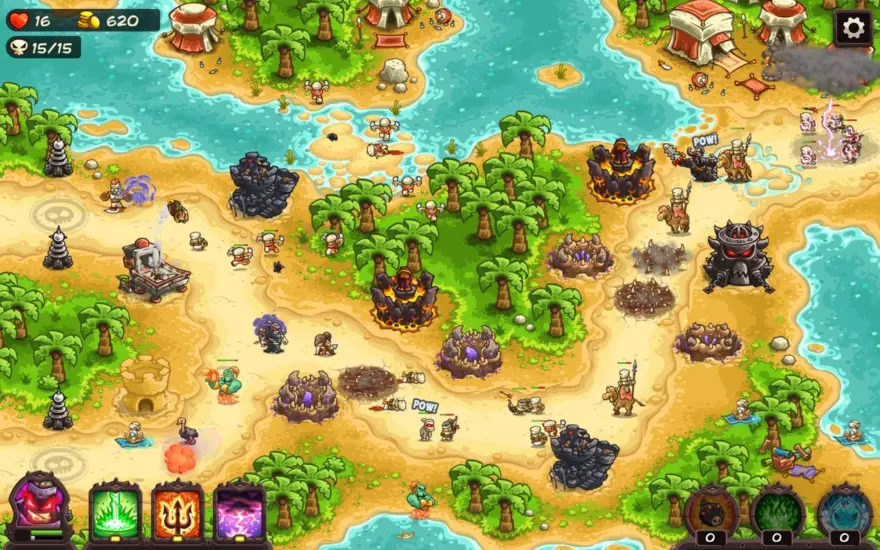 لقطة شاشة لتطبيق Kingdom Rush Vengeance TD+ 1.16.06 – Tower Defense Game