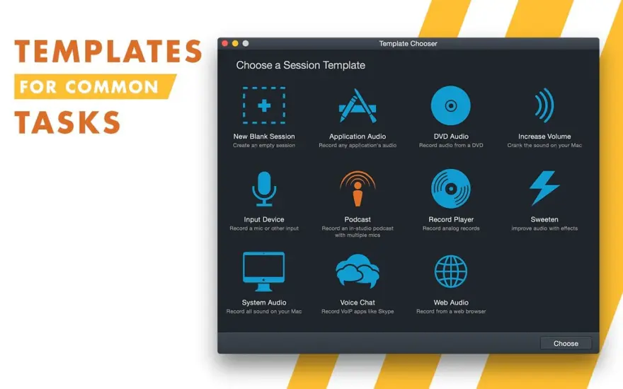 لقطة شاشة لتطبيق Audio Hijack 4.6.0 – Record and enhance audio from any application