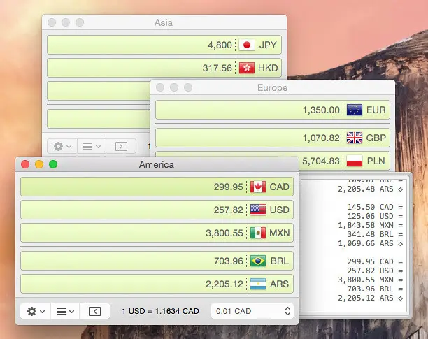 لقطة شاشة لتطبيق Currency Assistant 3.7 – تحويل العملات مريحة