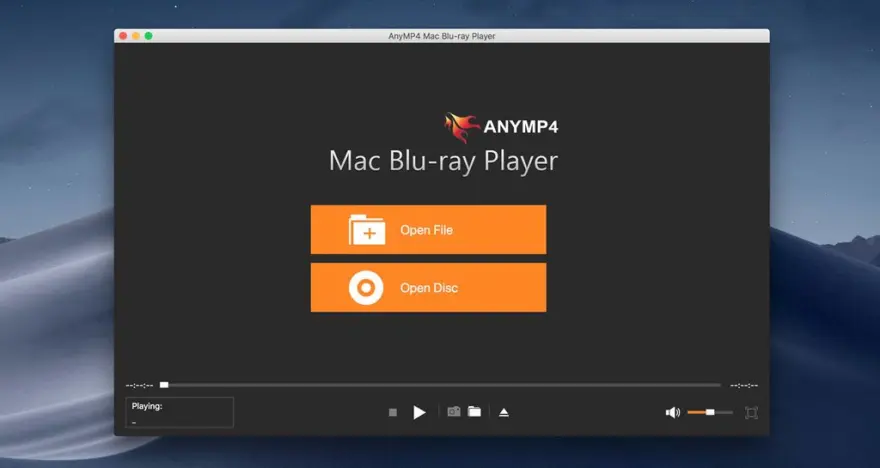 لقطة شاشة لتطبيق AnyMP4 Mac Blu-ray Player 6.3.86.161054 – Play Blu-ray and 4K/1080p HD videos on Mac