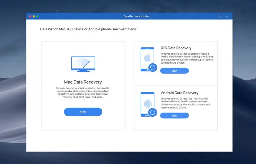 لقطة شاشة لتطبيق Apeaksoft Data Recovery 1.6.26 – Data recovery tool