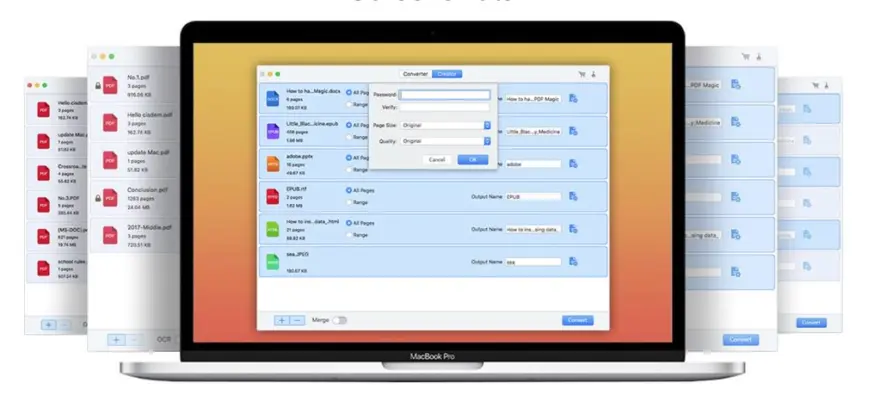 لقطة شاشة لتطبيق Cisdem PDF Converter OCR 9.7.0 – محول PDF وقارئ OCR