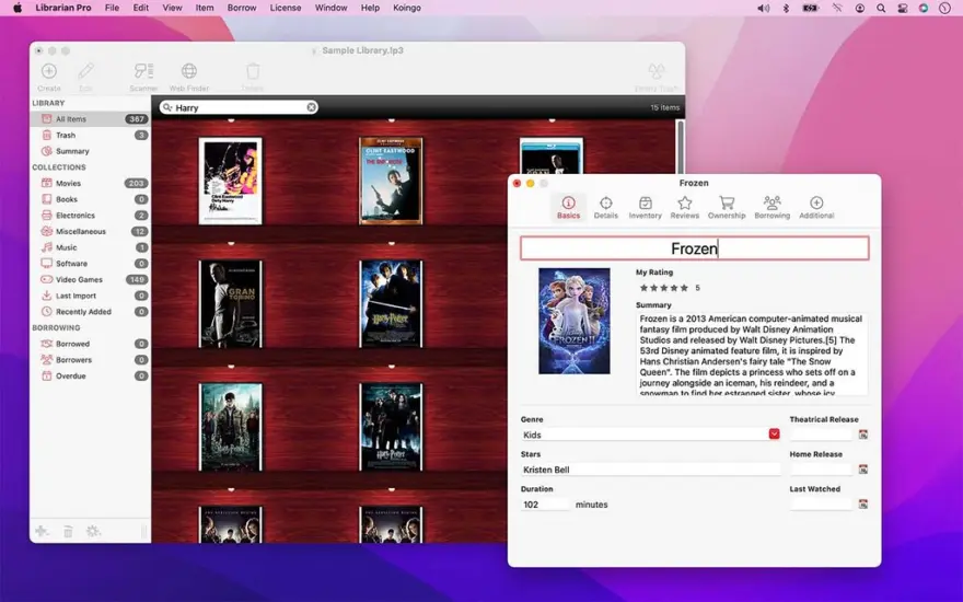 لقطة شاشة لتطبيق Librarian Pro 8.1 – Complete personal inventory system