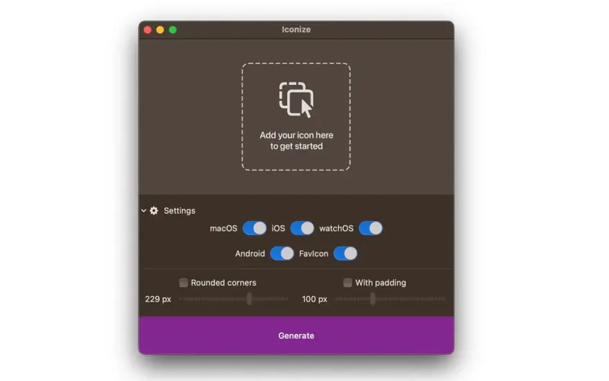 لقطة شاشة لتطبيق Iconize 1.8.8 – لقد حصلت Iconize على تغطيتك