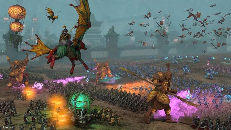 لقطة شاشة لتطبيق Total War Warhammer III 8.0.1 – لعبة استراتيجية بدورها القائم