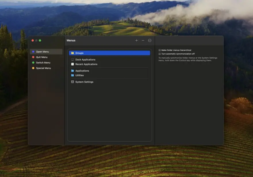 لقطة شاشة لتطبيق Application Wizard 4.7.1 – مشغل تطبيق مريح وإنهاء