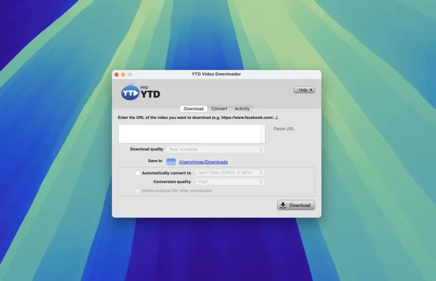 لقطة شاشة لتطبيق YTD Video Downloader 7.8 – قم بتنزيل مقاطع فيديو مجانية من أكثر من 50 موقعًا