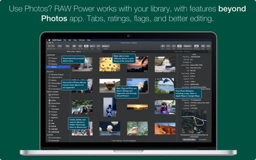 لقطة شاشة لتطبيق RAW Power 3.5.6 – أطلق العنان لقوة محرك الصور الخام من Apple