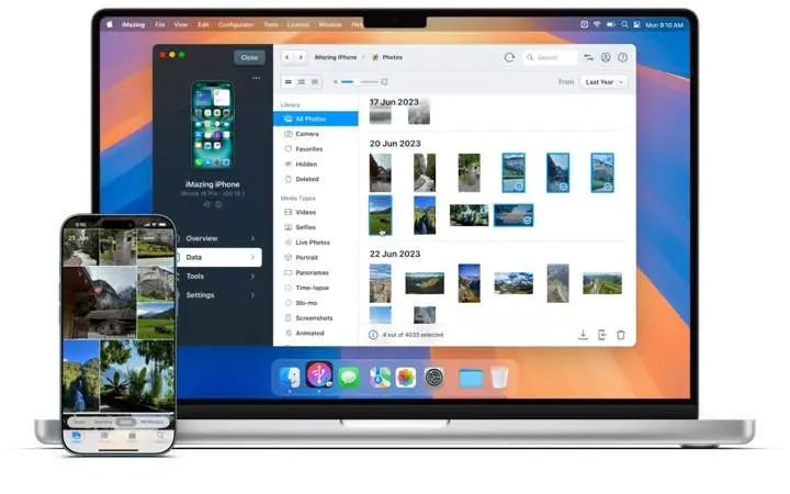 لقطة شاشة لتطبيق iMazing 3.5.2 – مدير جهاز iOS كامل