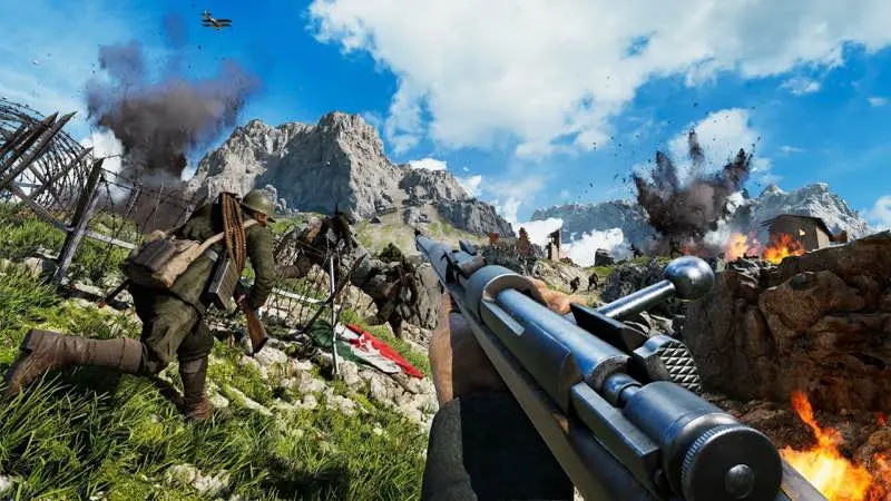 لقطة شاشة لتطبيق Isonzo 102.71835 – WW1 Shooter & Team-Based Game