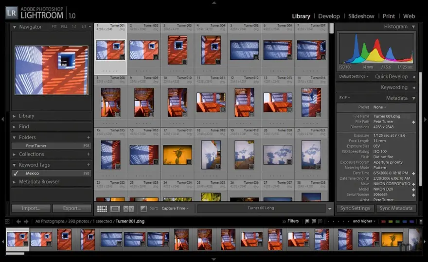 لقطة شاشة لتطبيق Adobe Lightroom Classic 14.5.1 – استيراد وتطوير وعرض كميات كبيرة من الصور الرقمية