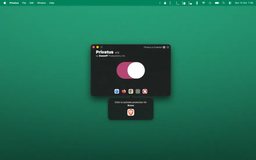 لقطة شاشة لتطبيق Privatus 7.3.3 – Automated privacy protection