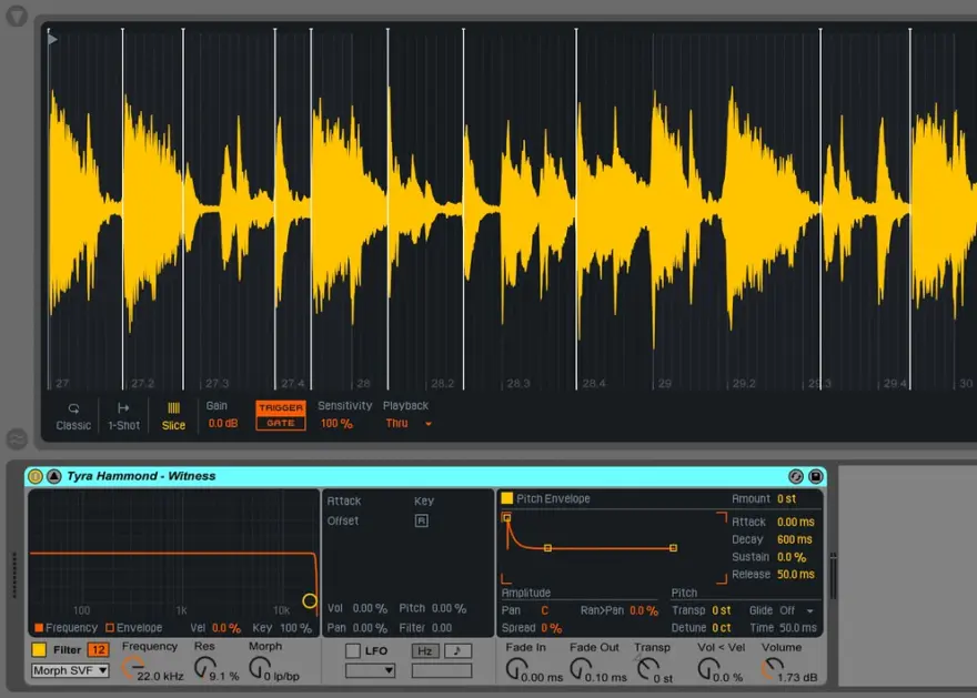 لقطة شاشة لتطبيق Ableton Live Suite 12.2.7 – Record music using digital instruments, loops, and more