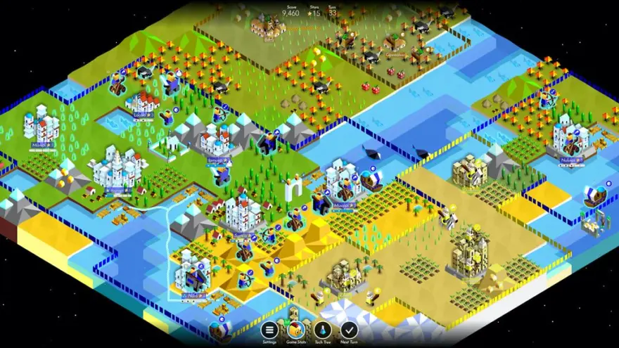 لقطة شاشة لتطبيق The Battle of Polytopia 2.15.2.15093 – Unique turn-based strategy game