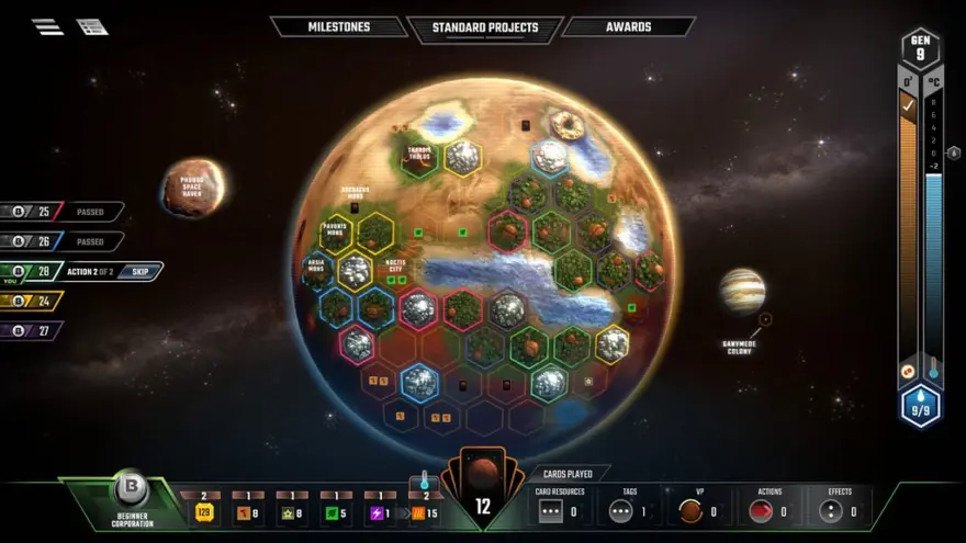 لقطة شاشة لتطبيق Terraforming Mars 2.11.1.869 – Strategy Board Game
