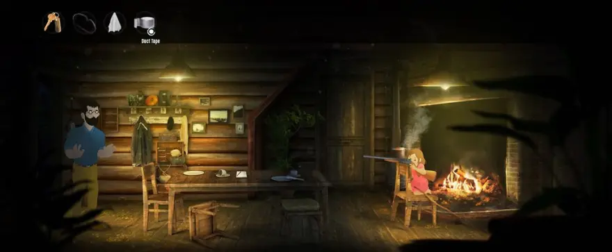 لقطة شاشة لتطبيق The Night is Grey 1.5 – Point & Click Adventure Game