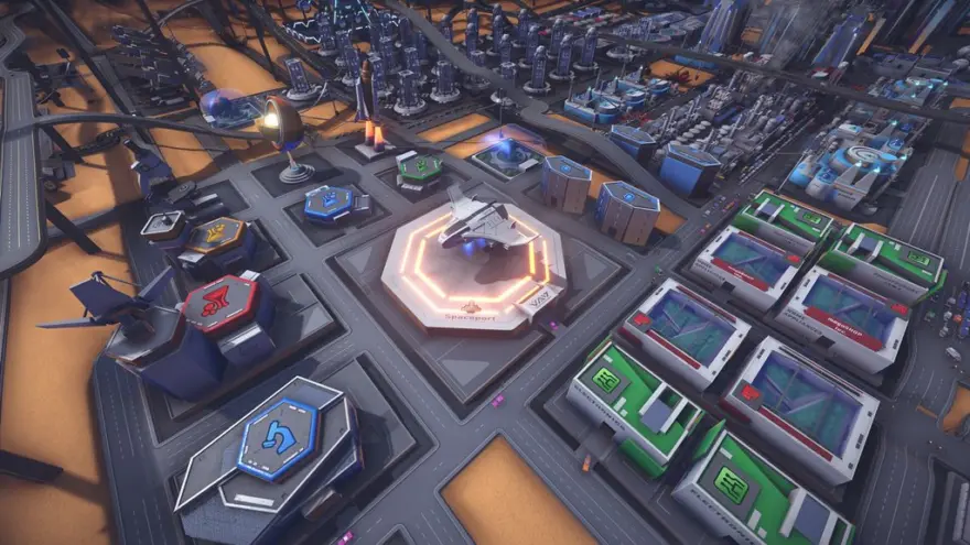 لقطة شاشة لتطبيق InfraSpace 1.55.454 – Space City Builder & Automation Game