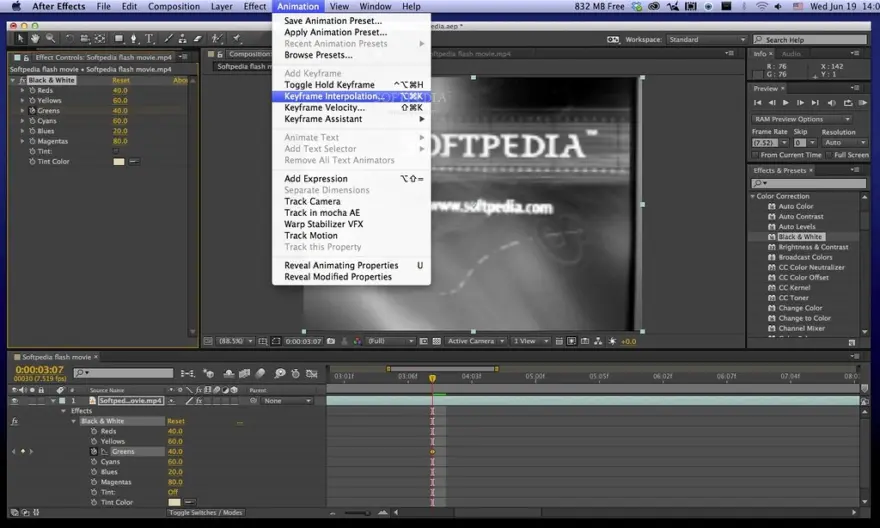 لقطة شاشة لتطبيق Adobe After Effects 2026 26.0.0 – Create pro motion graphics and visual effects