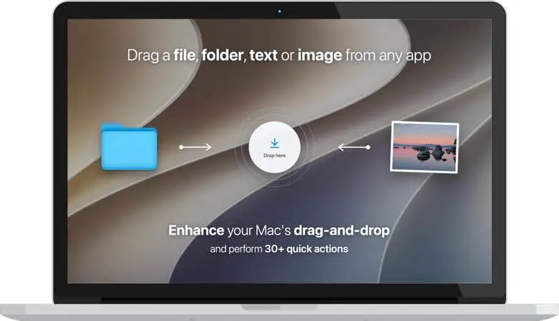 لقطة شاشة لتطبيق FilePane 2.0.9 – Empower drag-and-drop on your Mac
